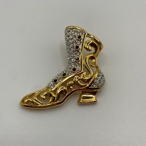 Kenneth Lane KJL Boot Brooch
